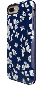 Floral Forest | Navy Cherry Blossom Floral Case iPhone Case get.casely 