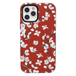 Floral Forest | Red Cherry Blossom Floral Case iPhone Case get.casely Bold iPhone 12 Pro Max 
