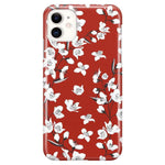 Floral Forest | Red Cherry Blossom Floral Case iPhone Case get.casely Classic iPhone 11 