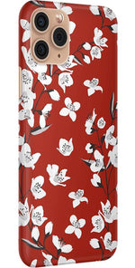Floral Forest | Red Cherry Blossom Floral Case iPhone Case get.casely 