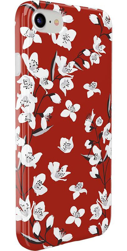 Floral Forest | Red Cherry Blossom Floral Case iPhone Case get.casely 