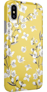 Floral Forest | Yellow Cherry Blossom Floral Case iPhone Case get.casely 