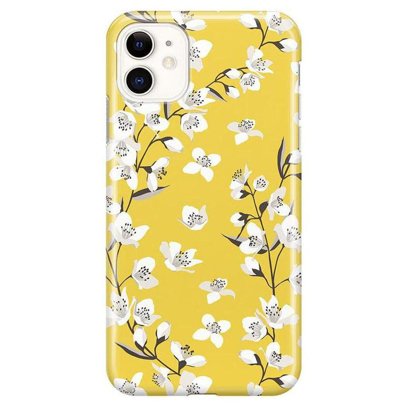 Floral Forest | Yellow Cherry Blossom Floral Case iPhone Case get.casely 
