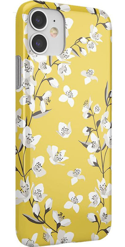 Floral Forest | Yellow Cherry Blossom Floral Case iPhone Case get.casely 