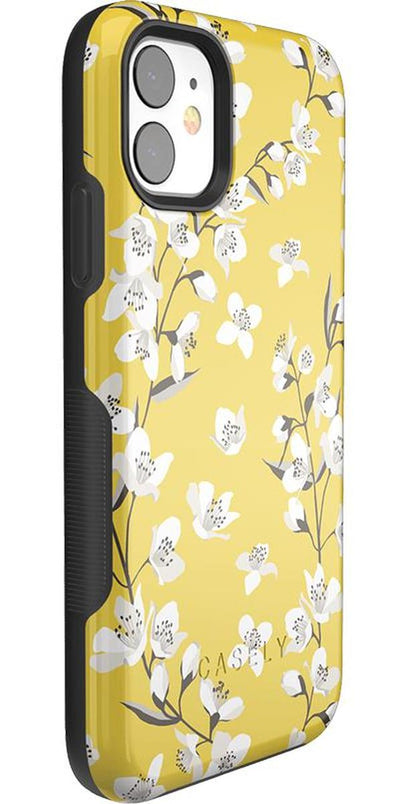 Floral Forest | Yellow Cherry Blossom Floral Case iPhone Case get.casely 
