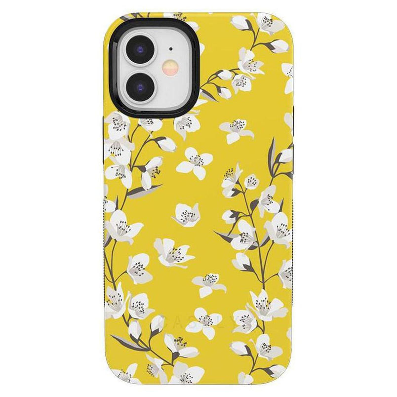 Floral Forest | Yellow Cherry Blossom Floral Case iPhone Case get.casely 
