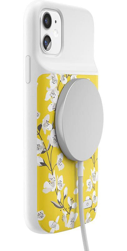 Floral Forest | Yellow Cherry Blossom Floral Case iPhone Case get.casely 