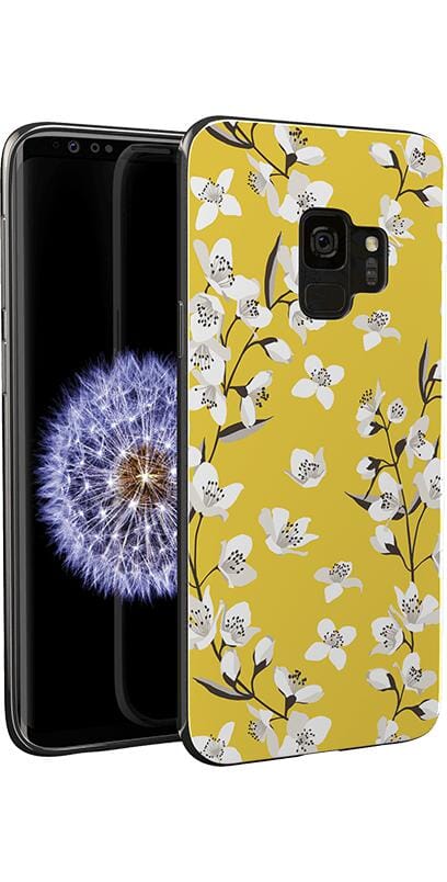 Floral Forest | Yellow Cherry Blossom Floral Samsung Case Samsung Case get.casely 