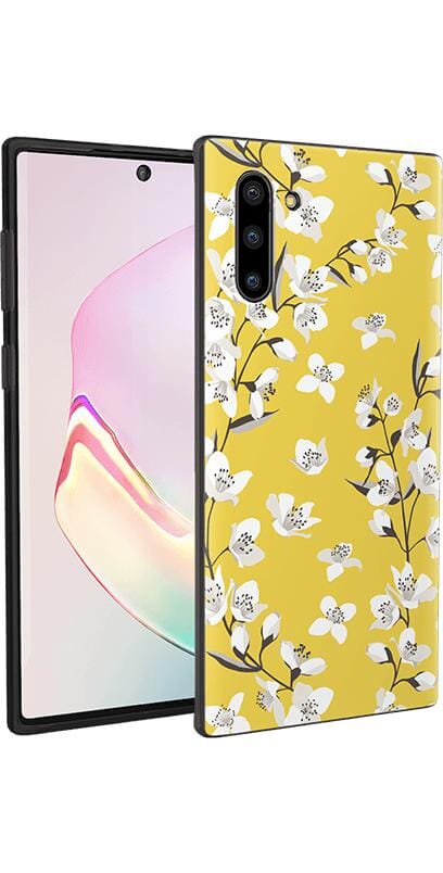 Floral Forest | Yellow Cherry Blossom Floral Samsung Case Samsung Case get.casely 
