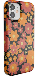 Flower Child | Bright Retro Floral Case iPhone Case get.casely 