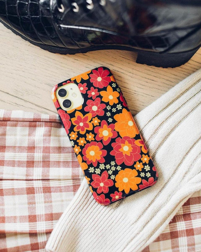 Flower Child | Bright Retro Floral Case iPhone Case get.casely 