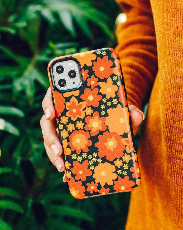 Flower Child | Bright Retro Floral Case iPhone Case get.casely 