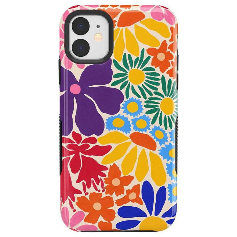 Flower Patch | Multi-Color Floral Case iPhone Case get.casely Bold iPhone 11