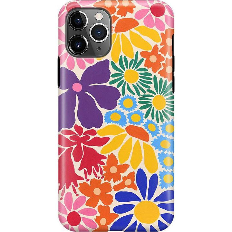 Flower Patch | Multi-Color Floral Case iPhone Case get.casely Classic iPhone 11 Pro Max