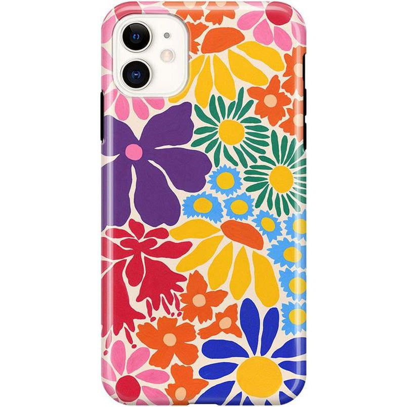 Flower Patch | Multi-Color Floral Case iPhone Case get.casely Classic iPhone 11