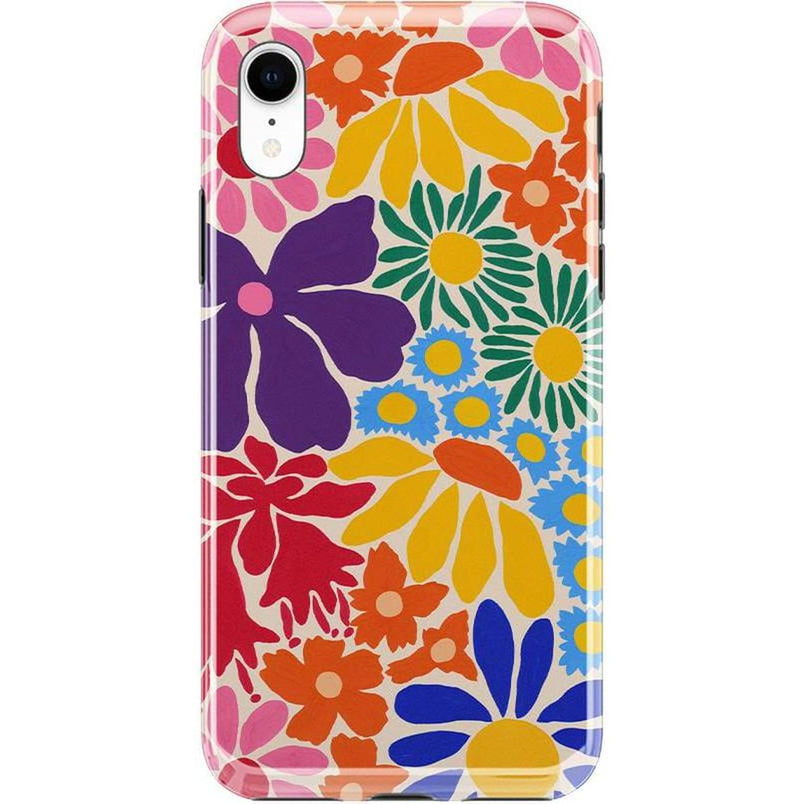 Flower Patch | Multi-Color Floral Case iPhone Case get.casely Classic iPhone XR