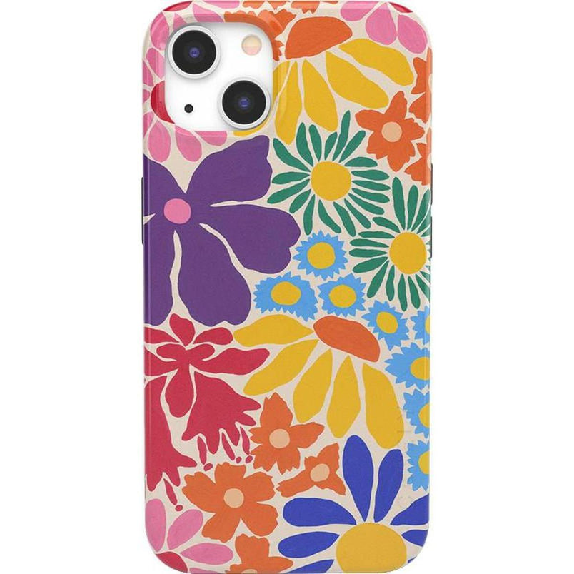 Flower Patch | Multi-Color Floral Case iPhone Case get.casely Classic + MagSafe® iPhone 13