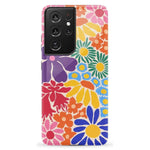 Flower Patch | Multi-Color Floral Samsung Case Samsung Case Casetry Galaxy S21 Ultra