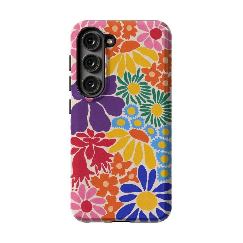 Flower Patch | Multi-Color Floral Samsung Case Samsung Case Casetry Galaxy S23 Plus