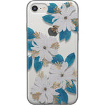 Forget Me Not | Blue and Gold Clear Floral Case iPhone Case get.casely Classic iPhone 6/7/8 
