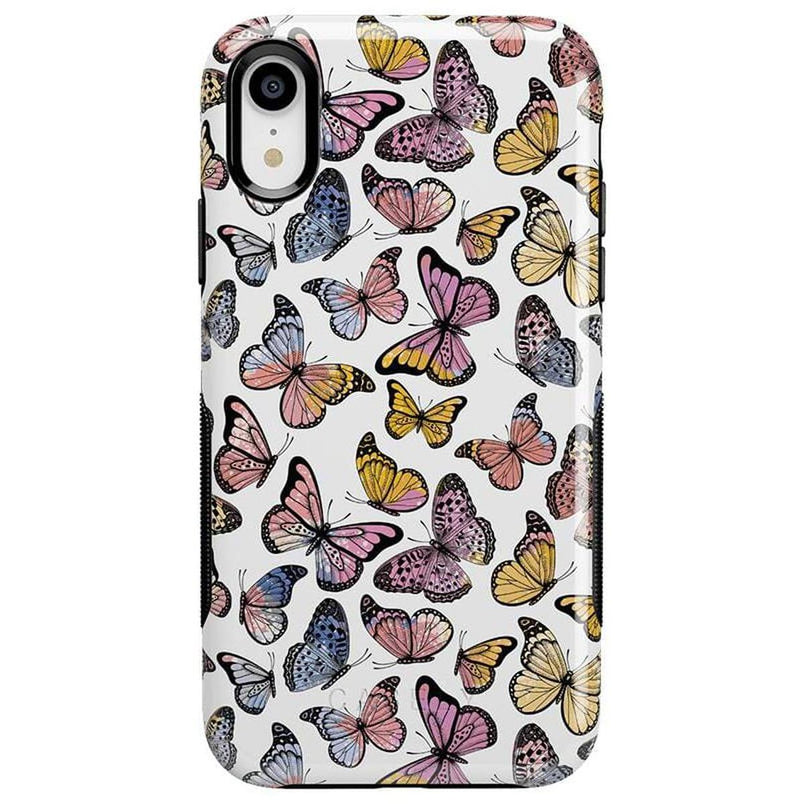 Free Spirit | Rainbow Butterfly Case iPhone Case get.casely Bold iPhone XR 