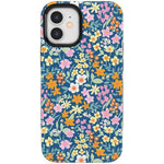 Full Bloom | Navy Floral Case iPhone Case get.casely Bold + MagSafe® iPhone 12