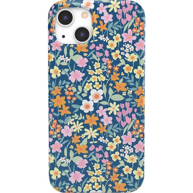 Full Bloom | Navy Floral Case iPhone Case get.casely Classic + MagSafe® iPhone 13