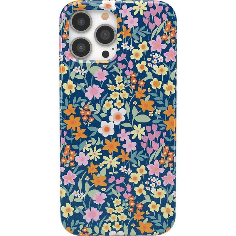 Full Bloom | Navy Floral Case iPhone Case get.casely Classic + MagSafe® iPhone 13 Pro Max