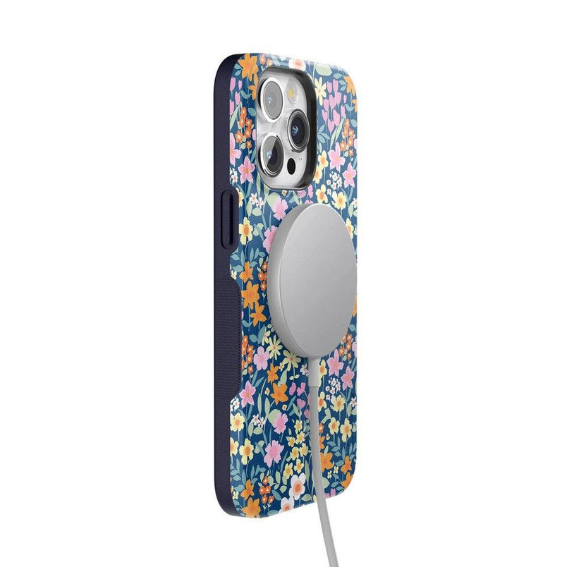 Full Bloom | Navy Floral Case iPhone Case get.casely 