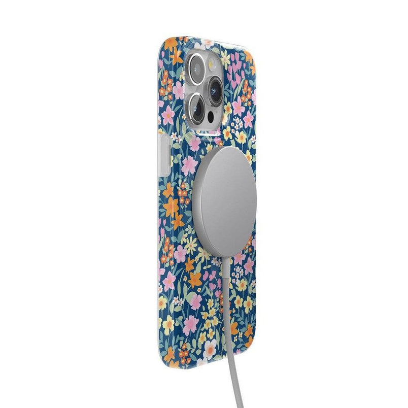 Full Bloom | Navy Floral Case iPhone Case get.casely 