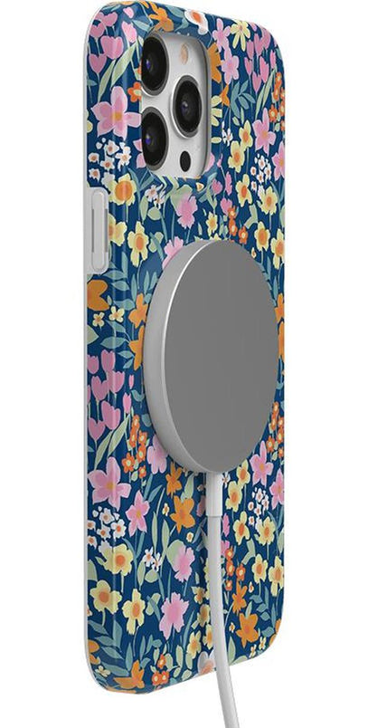 Full Bloom | Navy Floral Case iPhone Case get.casely