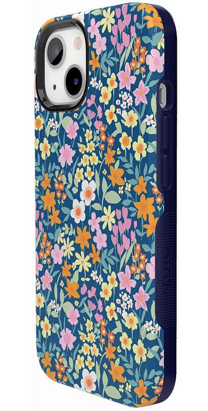 Full Bloom | Navy Floral Case iPhone Case get.casely
