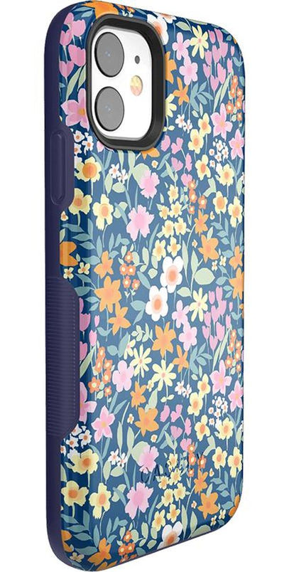 Full Bloom | Navy Floral Case iPhone Case get.casely