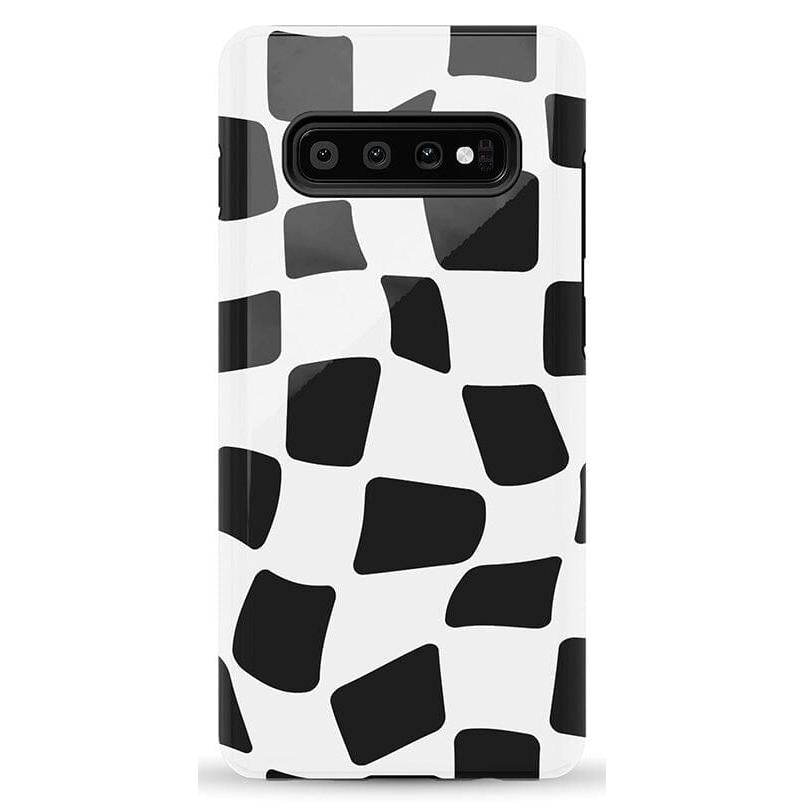 Funky Checkerboard | High Contrast Design Case Phone Case Casetry Essential Galaxy S10 Plus