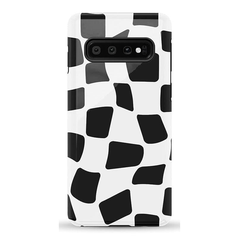 Funky Checkerboard | High Contrast Design Case Phone Case Casetry Essential Galaxy S10