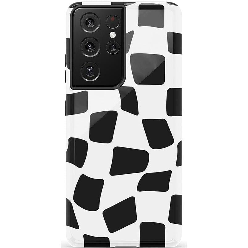 Funky Checkerboard | High Contrast Design Case Phone Case Casetry Essential Galaxy S21 Ultra