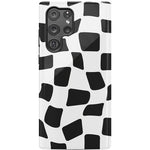 Funky Checkerboard | High Contrast Design Case Phone Case Casetry Essential Galaxy S22 Ultra