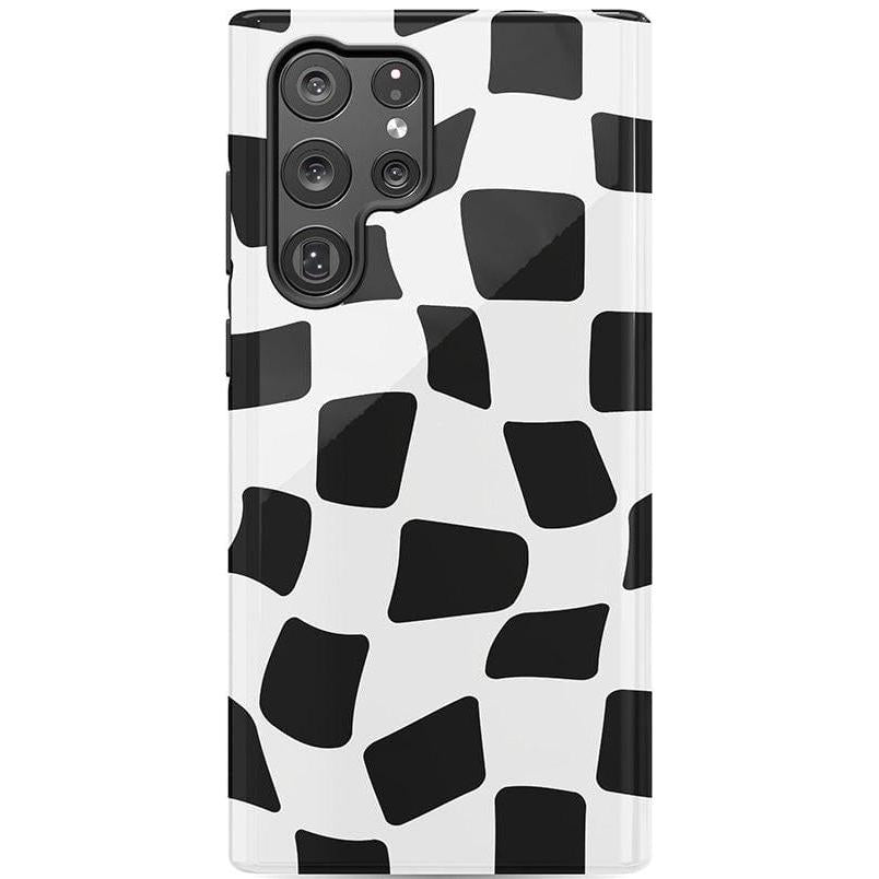 Funky Checkerboard | High Contrast Design Case Phone Case Casetry Essential Galaxy S22 Ultra