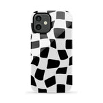 Funky Checkerboard | High Contrast Design Case Phone Case Casetry Essential iPhone 12 Mini