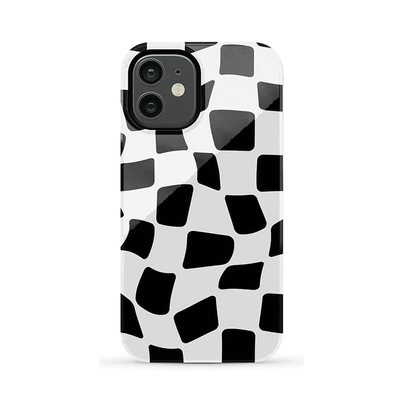 Funky Checkerboard | High Contrast Design Case Phone Case Casetry Essential iPhone 12 Mini