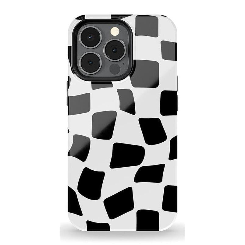 Funky Checkerboard | High Contrast Design Case Phone Case Casetry Essential + MagSafe® iPhone 13 Pro