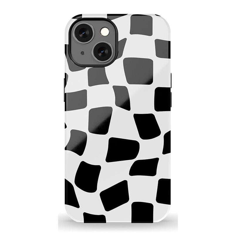 Funky Checkerboard | High Contrast Design Case Phone Case Casetry Essential + MagSafe® iPhone 13