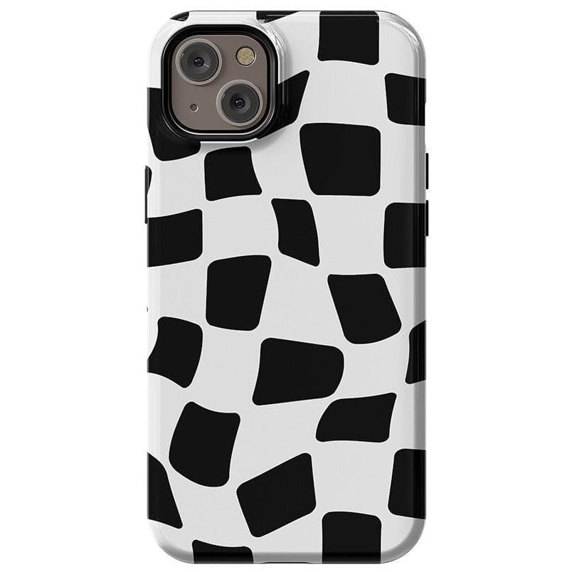 Funky Checkerboard | High Contrast Design Case Phone Case Casetry Essential + MagSafe® iPhone 14 Plus