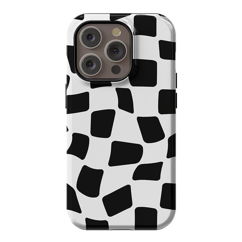 Funky Checkerboard | High Contrast Design Case Phone Case Casetry Essential + MagSafe® iPhone 14 Pro