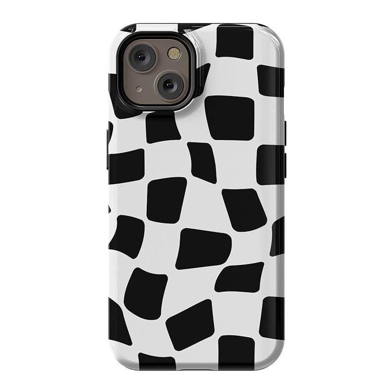 Funky Checkerboard | High Contrast Design Case Phone Case Casetry Essential + MagSafe® iPhone 14