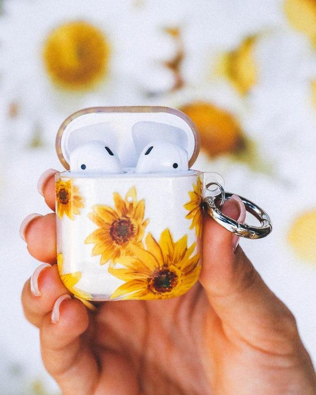Golden Garden Yellow Sunflower AirPods Case - Thumbnail 5