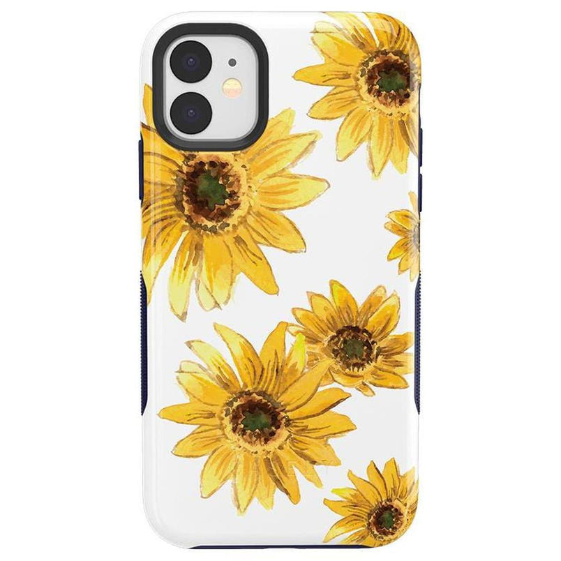 Golden Garden | Yellow Sunflower Floral Case iPhone Case get.casely Bold iPhone 11