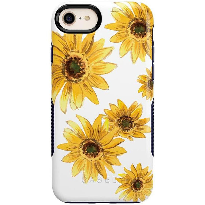 Golden Garden | Yellow Sunflower Floral Case iPhone Case get.casely Bold iPhone 6/7/8