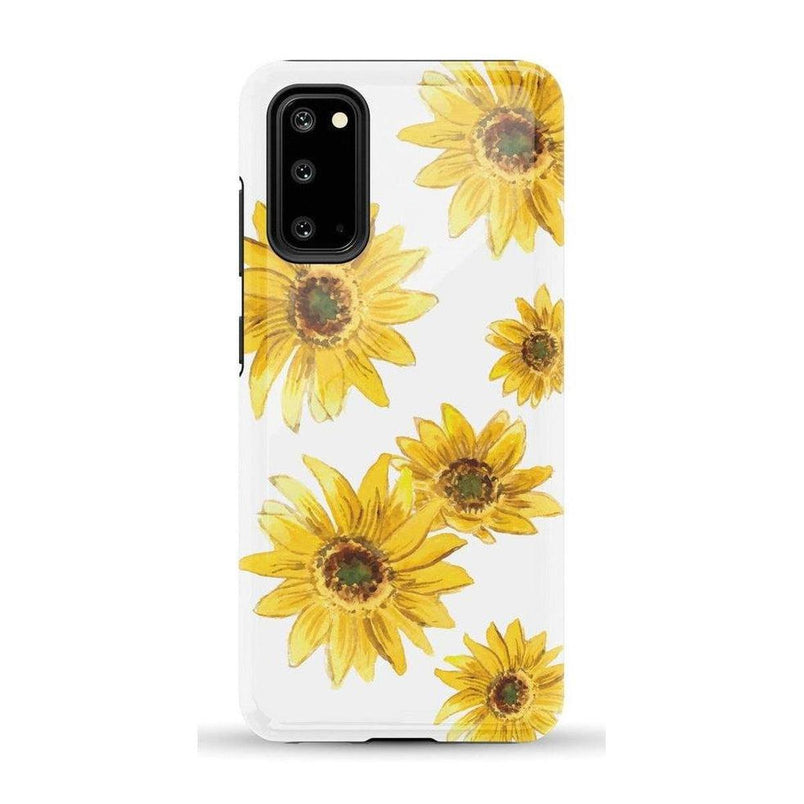 Golden Garden | Yellow Sunflower Floral Samsung Case Samsung Case Casetry Galaxy S20