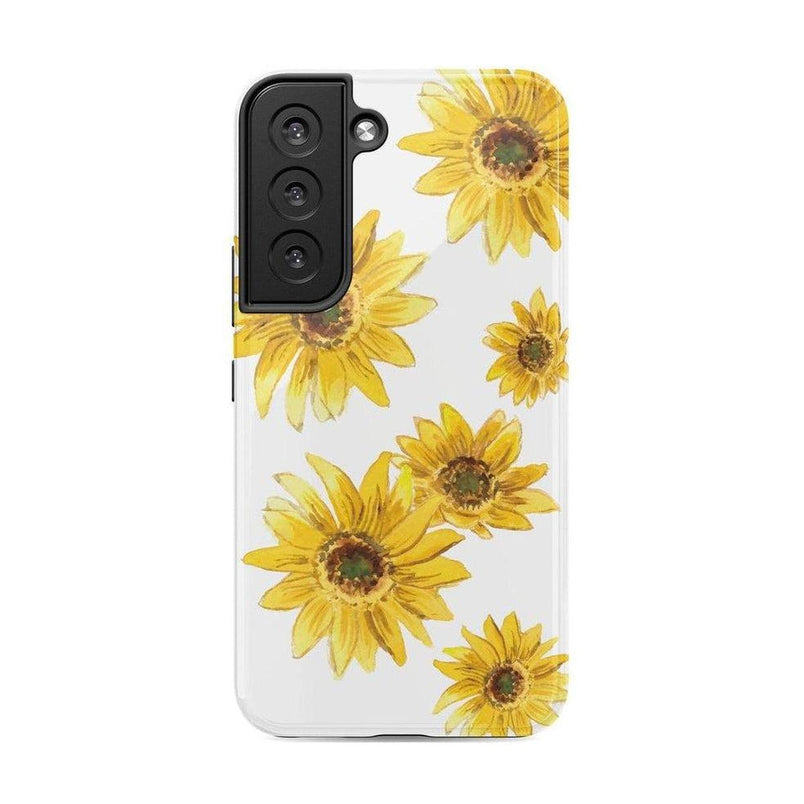 Golden Garden | Yellow Sunflower Floral Samsung Case Samsung Case Casetry Galaxy S22